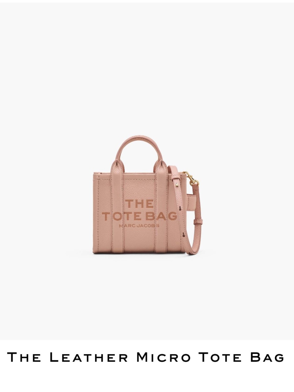 Marc Jacobs Micro Tote Bag Rose